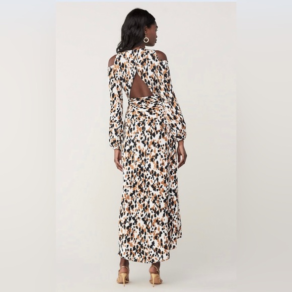 Diane Von Furstenberg Long Sleeve Silk Dress - Picture 3 of 12